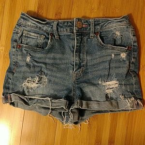 Aeropostale denim high-waisted shorts